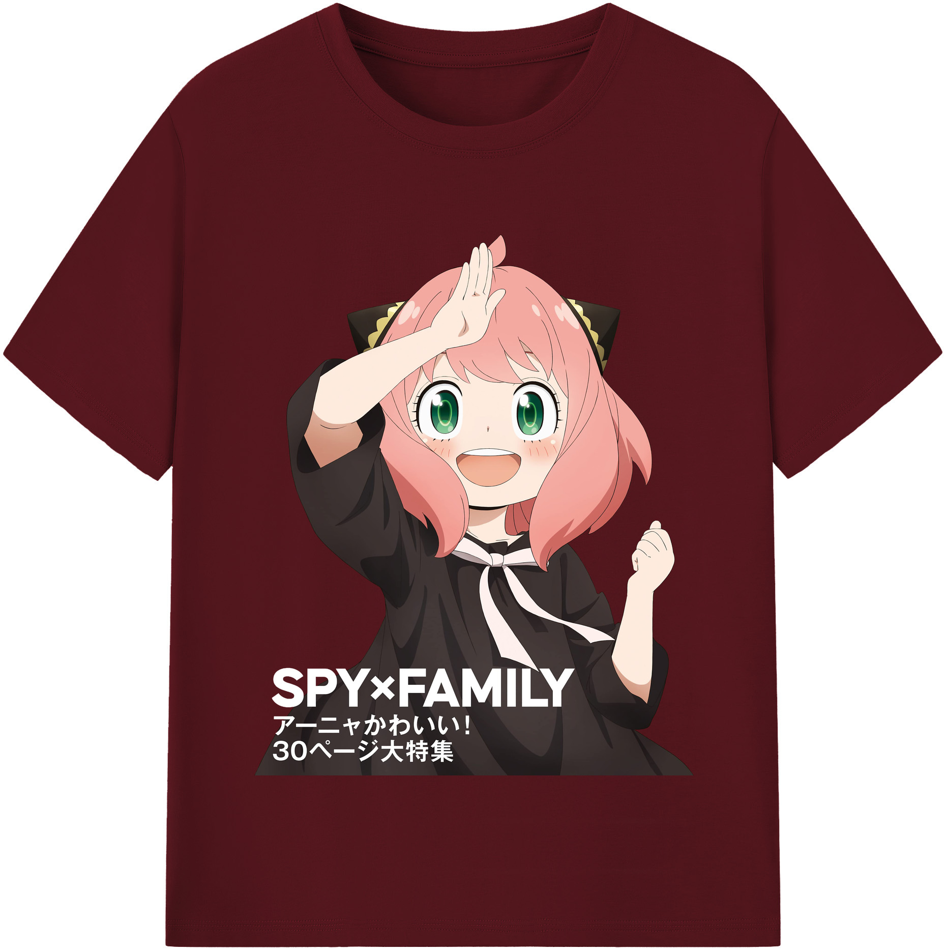 （画像用） SPY×FAMILY间谍家家酒 綿100％半袖Tシャツ（フロントプリント）